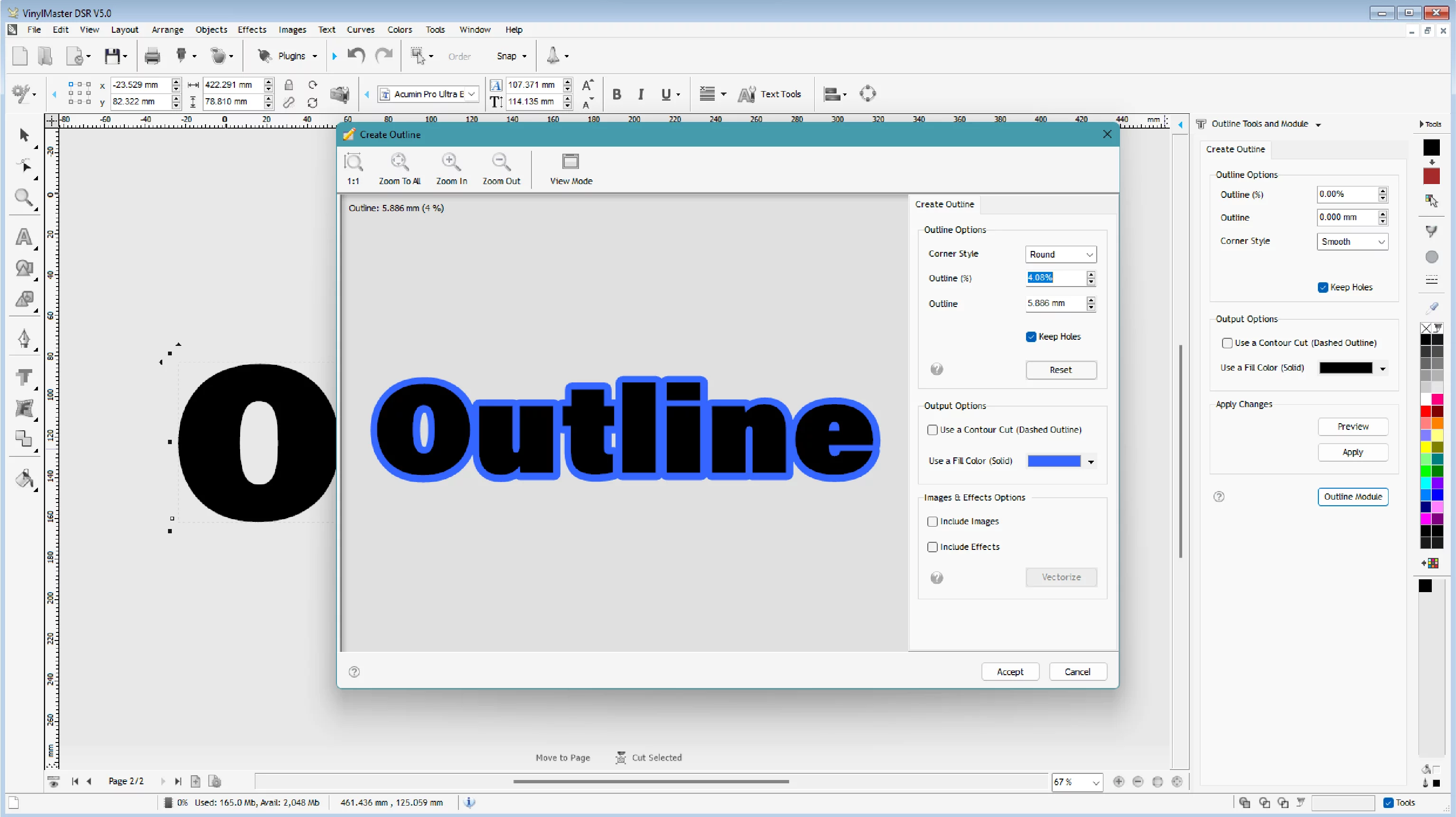 Outline Editor – screenshot 1